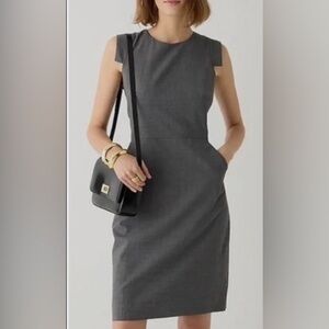 J.CREW-Resume Italian Stretch Wool Dress – Size 8 – NWT – Tollegno 1900